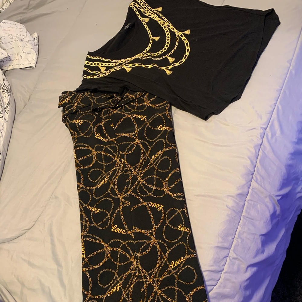 Bell bottom Pants and top